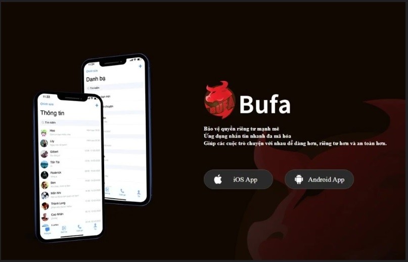 Mọi hoạt động của người dùng trên ứng dụng Bufa đều được bảo mật tuyệt đối