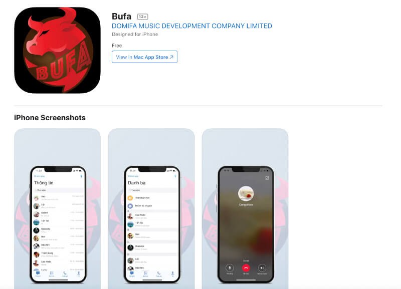 App Bufa hoạt động trên nền tảng máy tính và di động với công nghệ mã hóa bảo mật đầu cuối tiên tiến