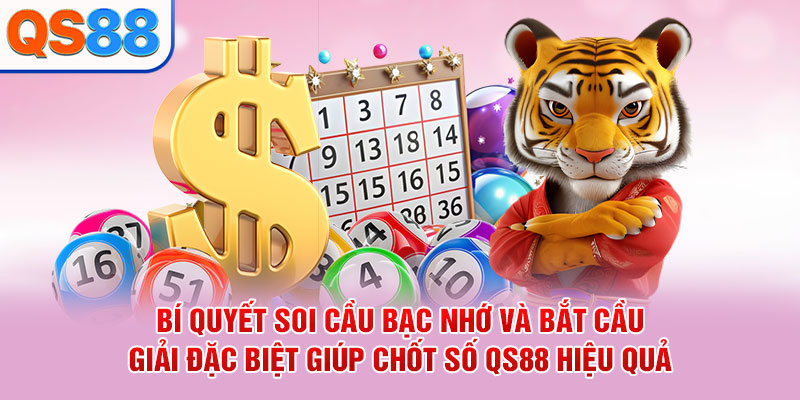 Bí quyết soi cầu bạc nhớ và bắt cầu giải đặc biệt giúp chốt số QS88 hiệu quả